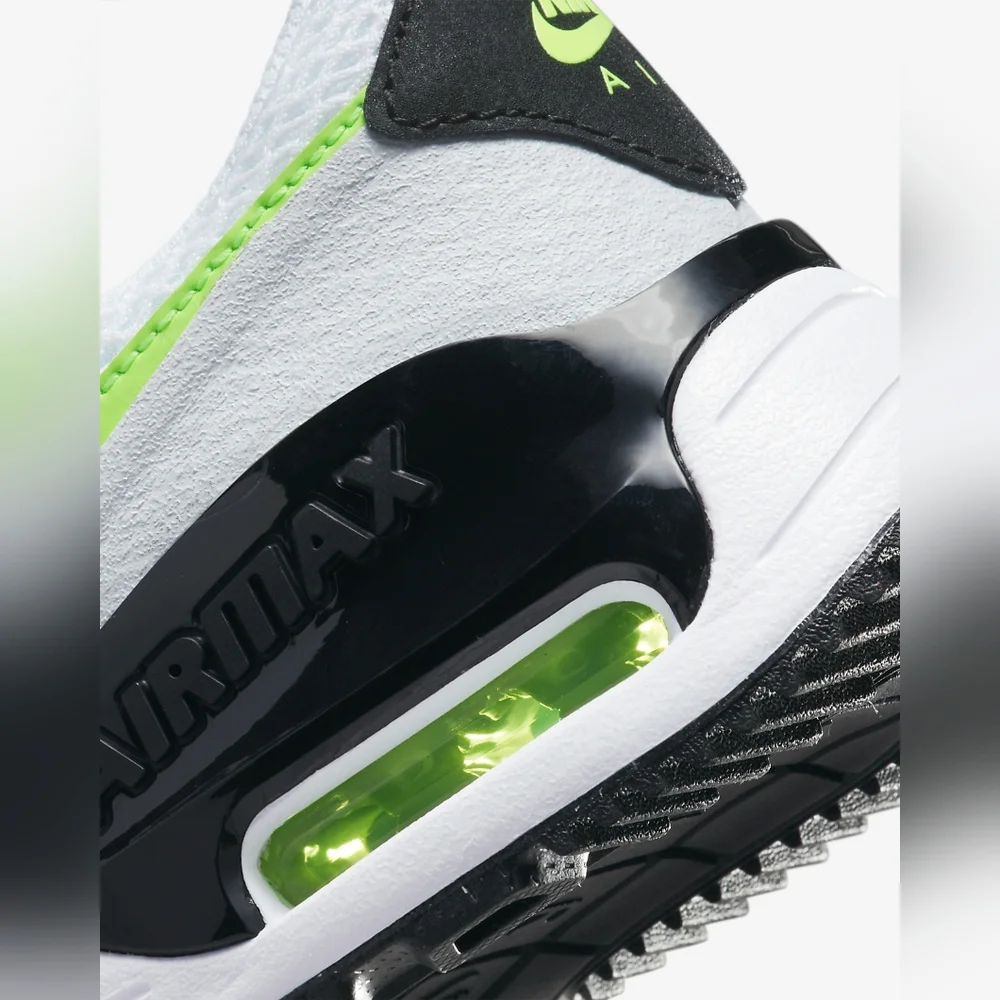 New Nike Air Max SYSTM Men's Shoes White/ Black Volt Pure Sz 11.5 - Picture 8 of 10